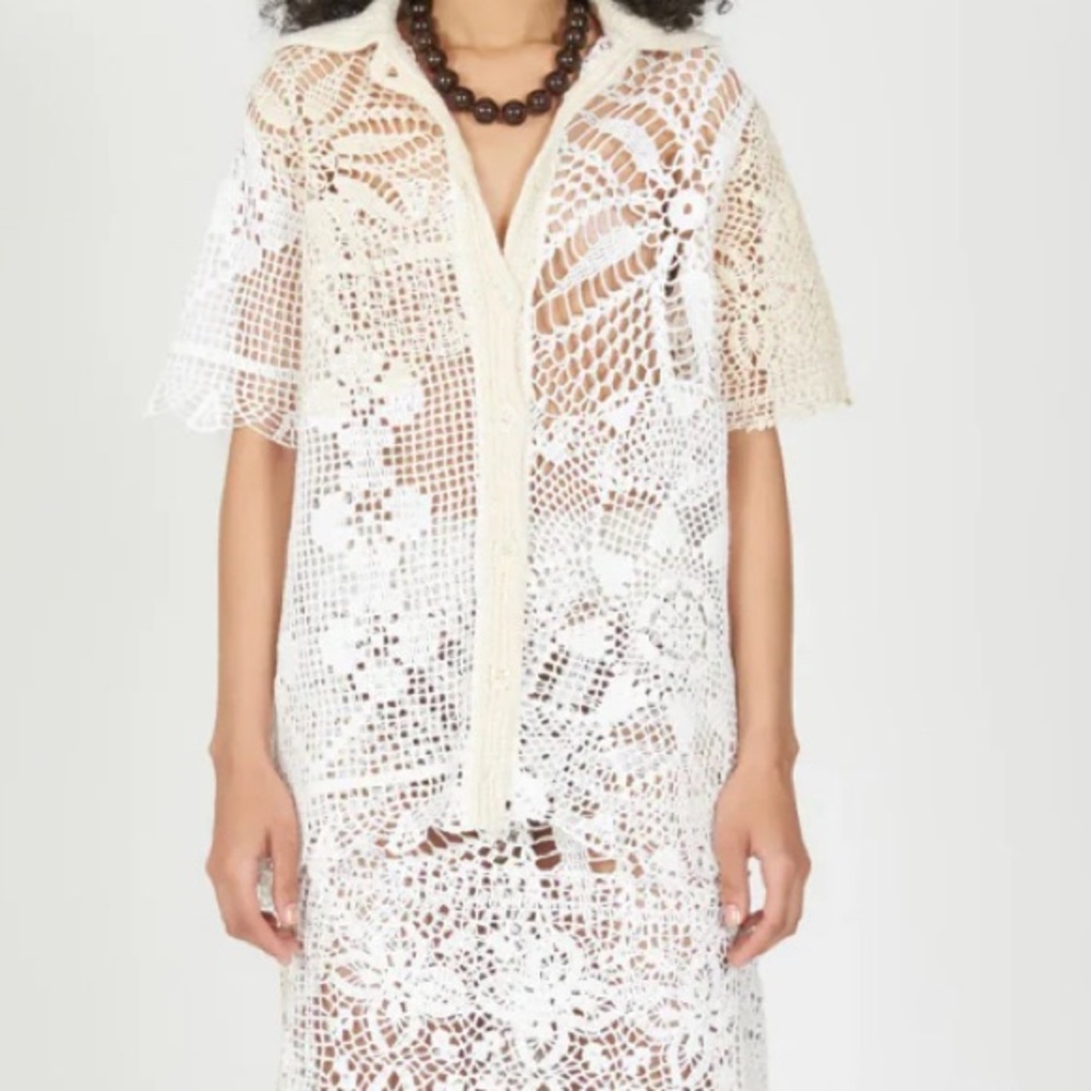 Eliou Doily Button Down, Medium
